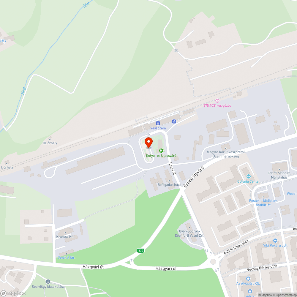 Padok bejelentés helye