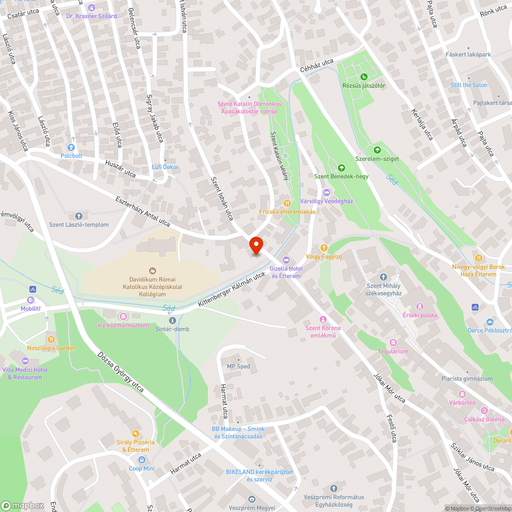 Sérült pad bejelentés helye