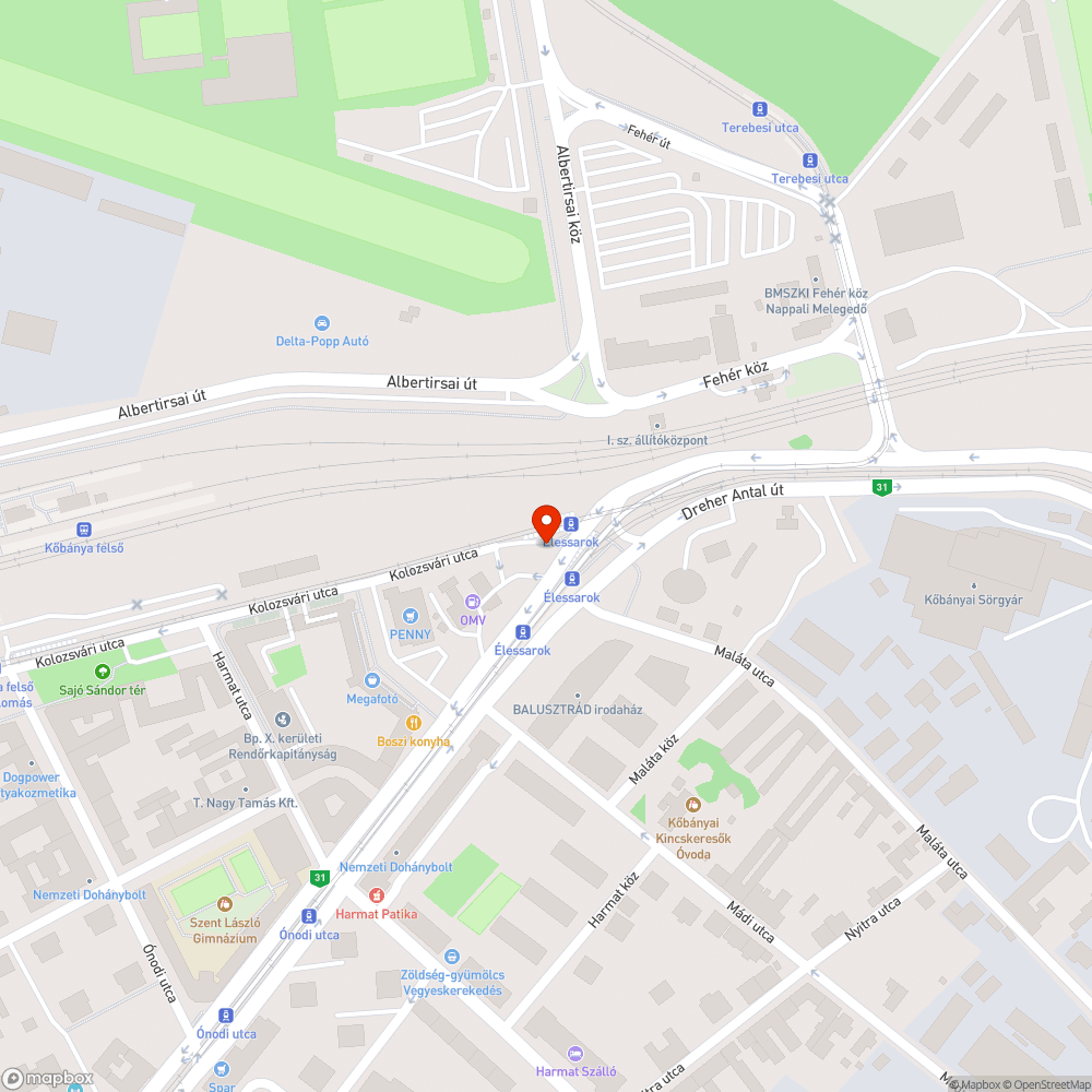 Graffitiktől elronditott elektromos szekrény bejelentés helye