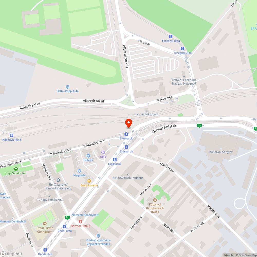 Rongálódott elektromos doboz bejelentés helye