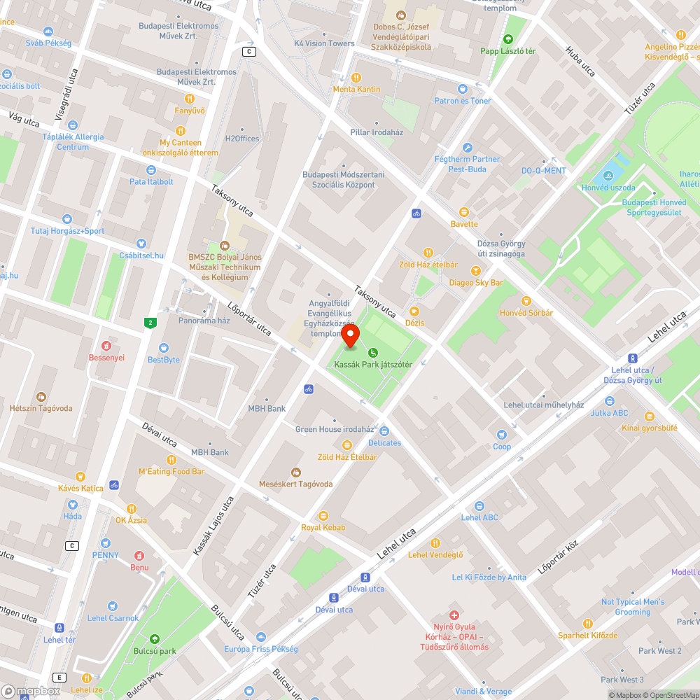 Kassák játszótéri csúszda sérült bejelentés helye