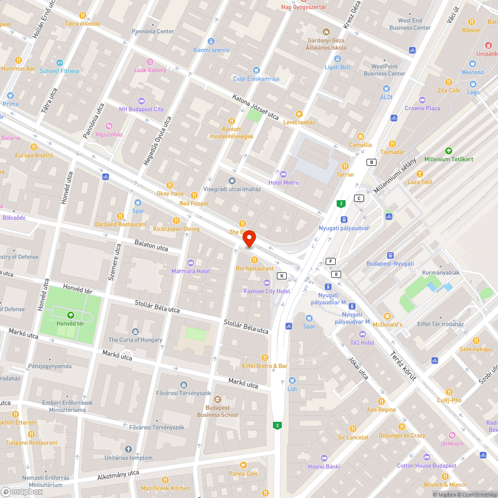 Hiányzó fák (1) bejelentés helye