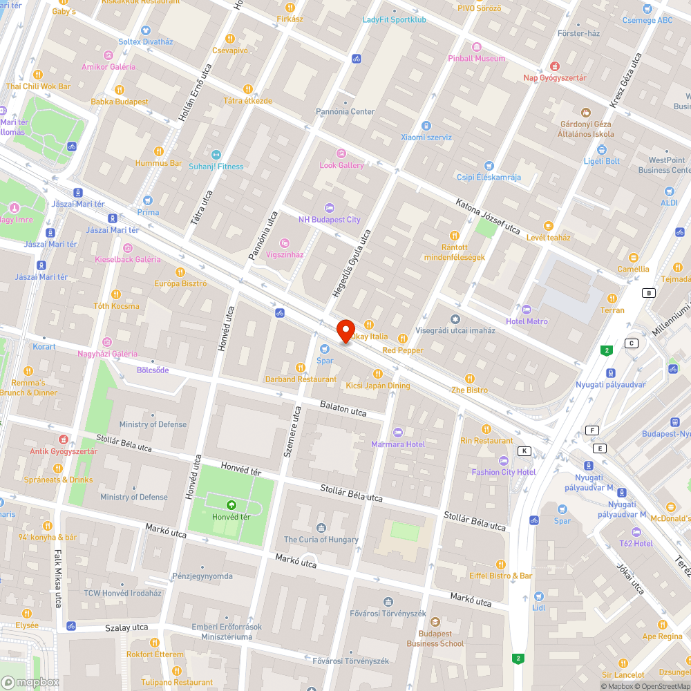 Hiányzó fák pótlása (2) bejelentés helye