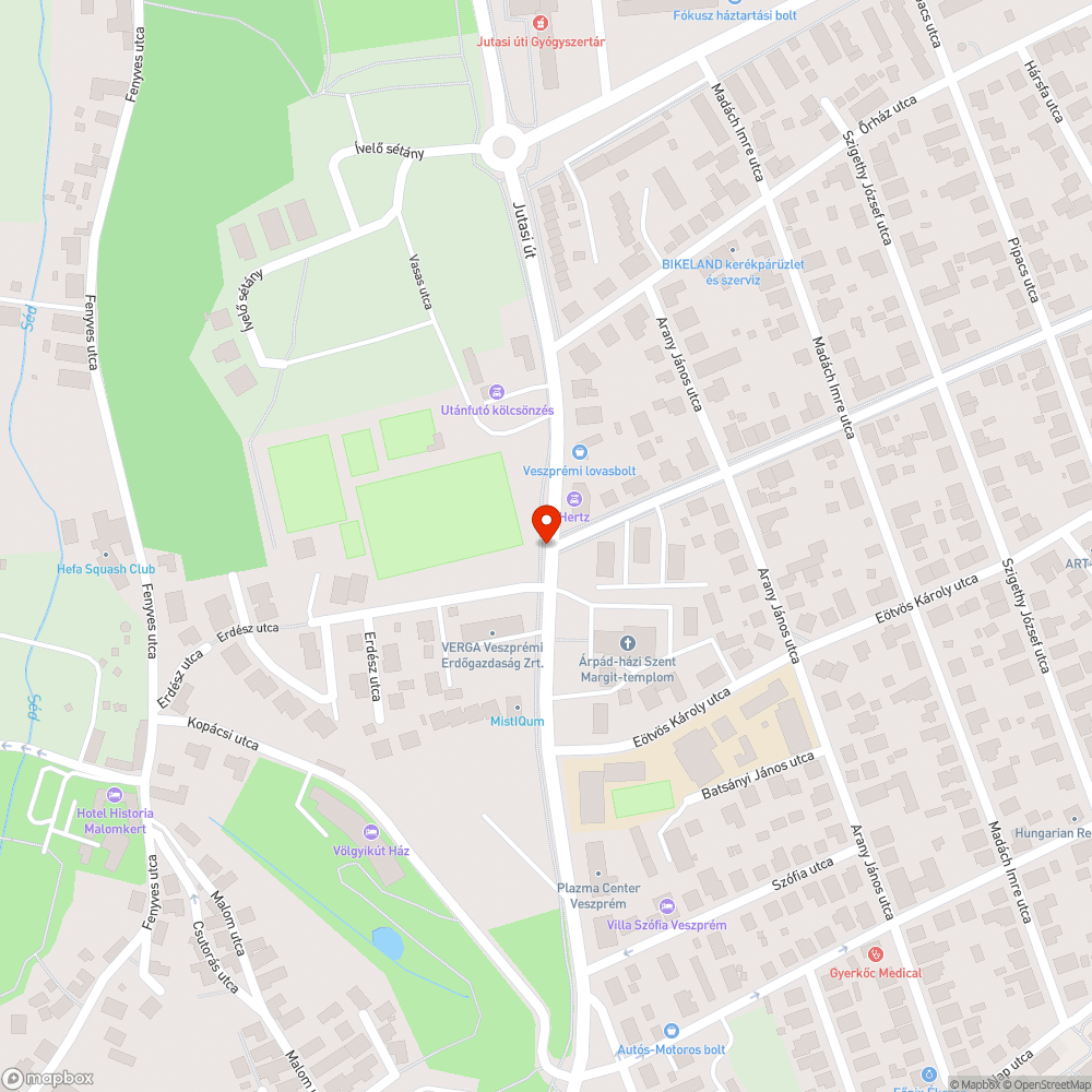 Leszakadt kuka bejelentés helye