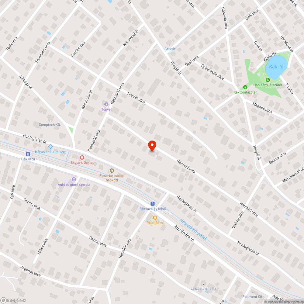 Leesésveszély bejelentés helye