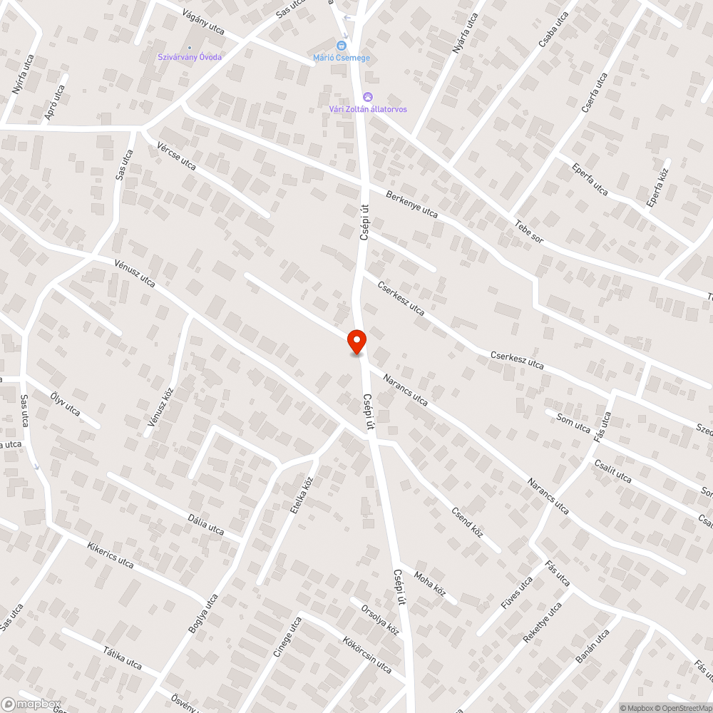 Kavicsos, homokos felrakódás bejelentés helye