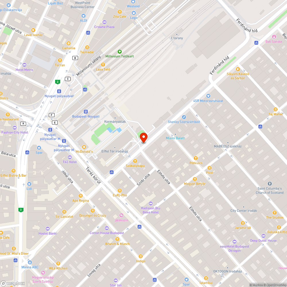 Kiszáradt fák bejelentés helye