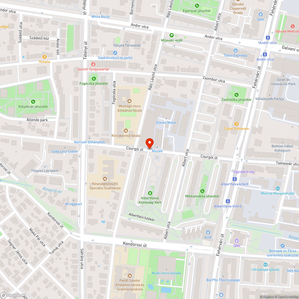 Megdőlt oszlop bejelentés helye