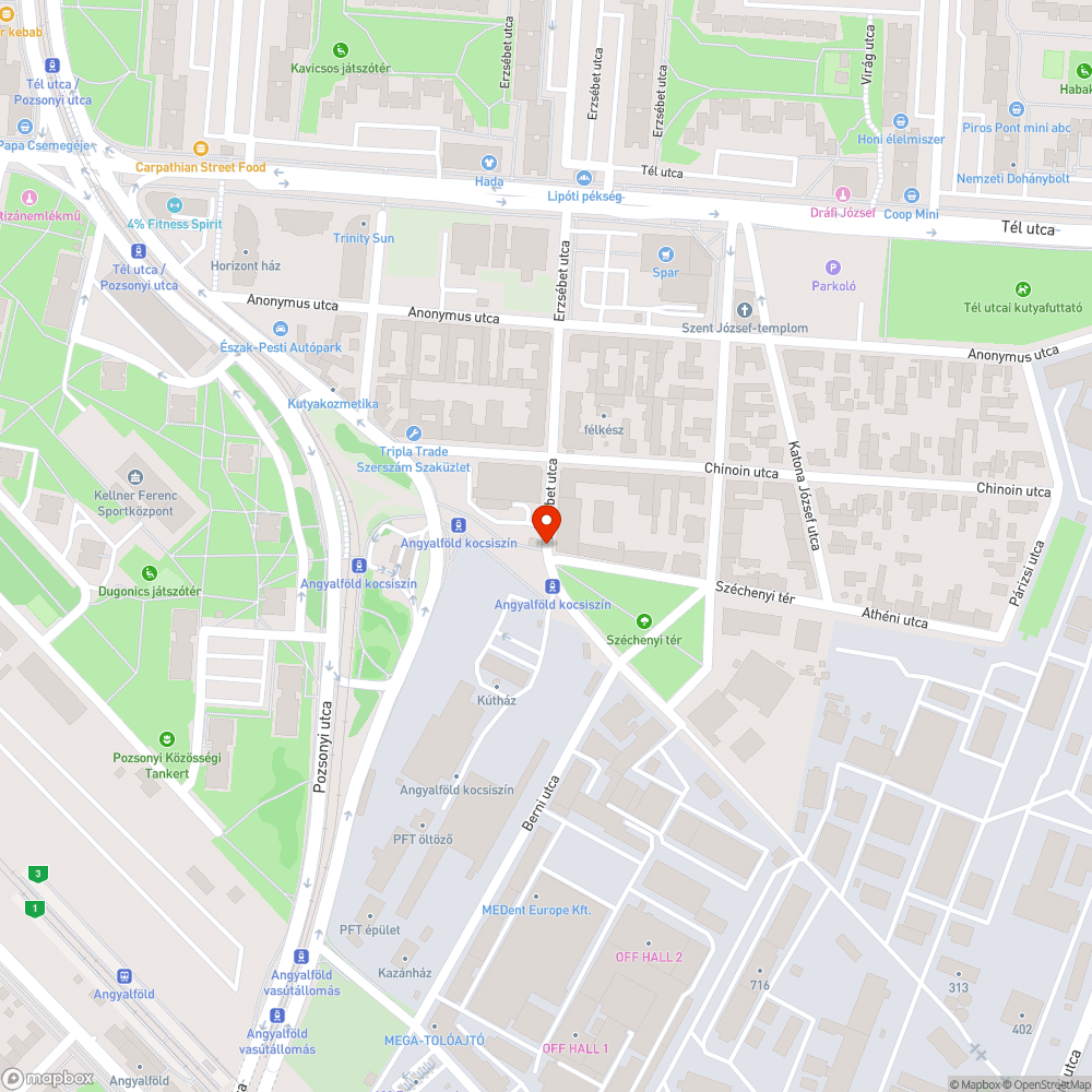 Szemét bejelentés helye