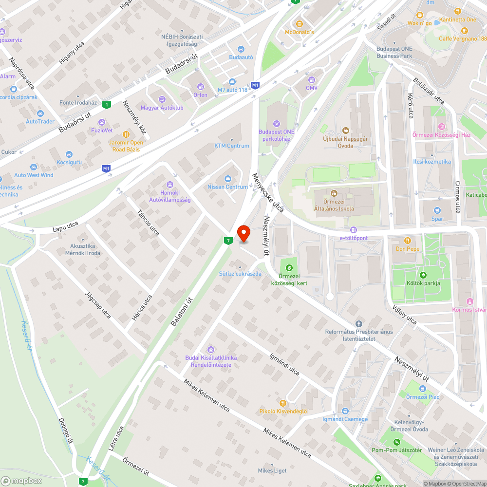 Elhagyott autók bejelentés helye