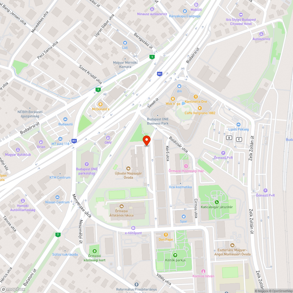 Elhagyott autók bejelentés helye