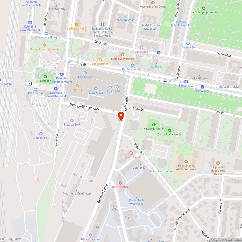 Elhagyott Hiace bejelentés helye