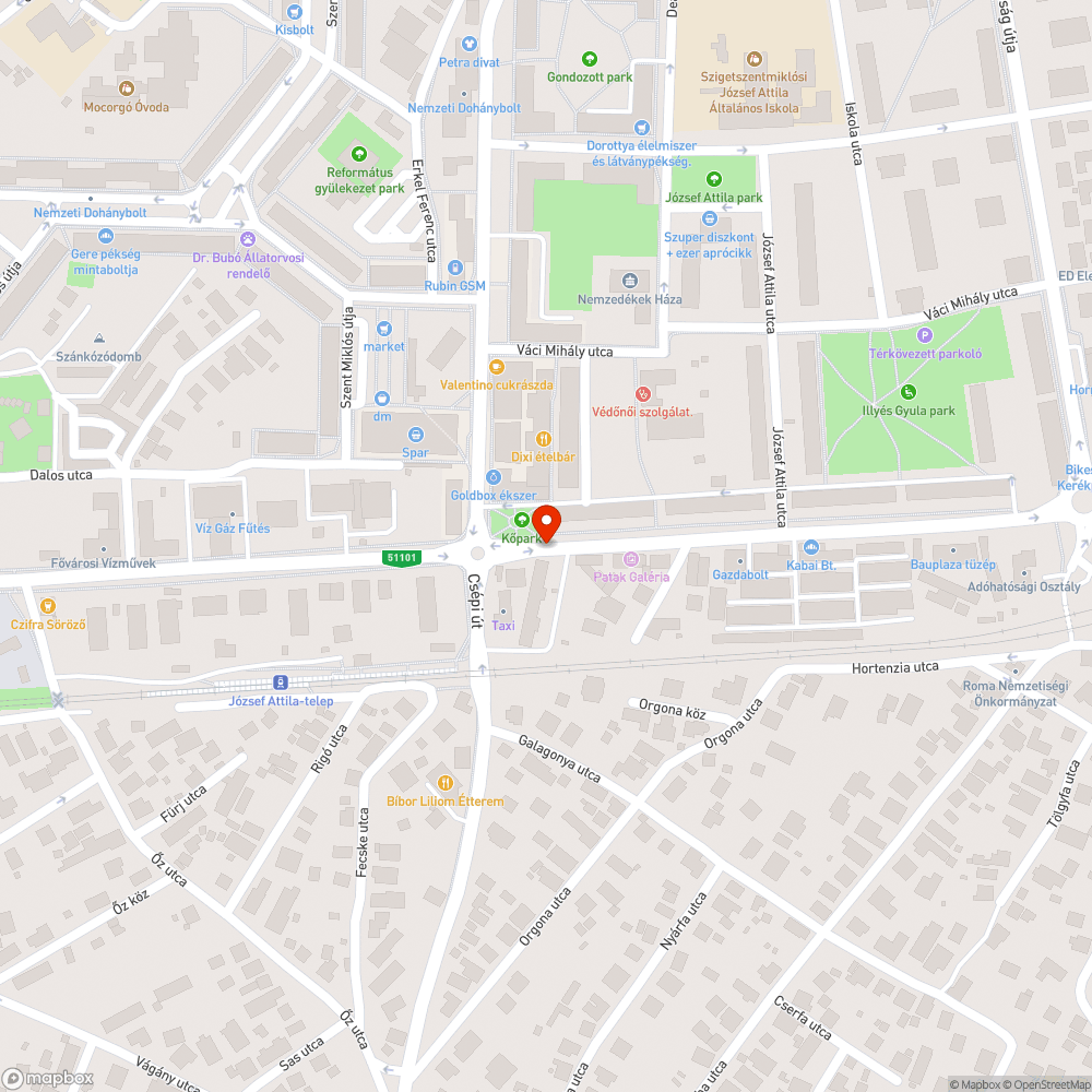 Süllyedések bejelentés helye