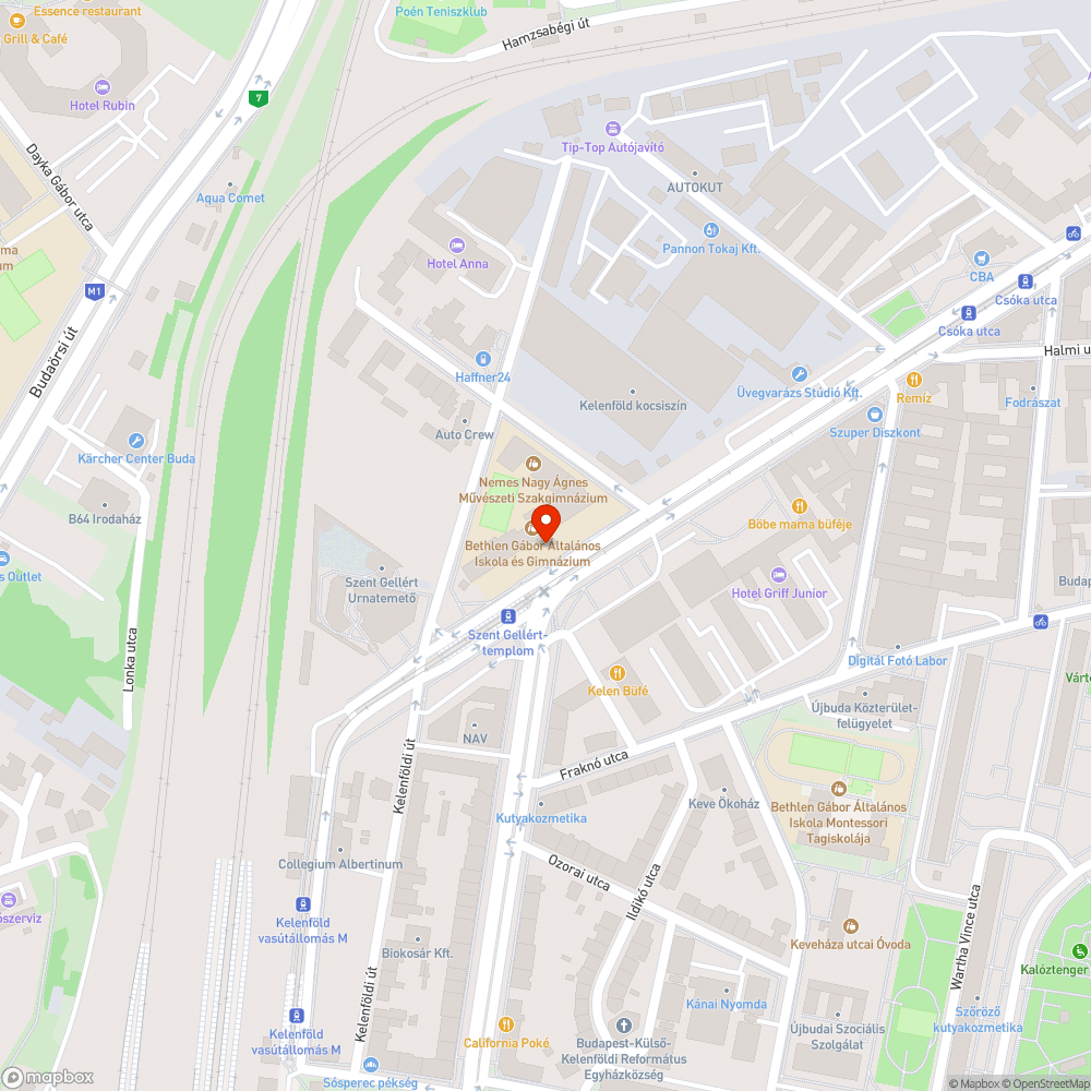 Járdára felvezetett kerékpárút bejelentés helye