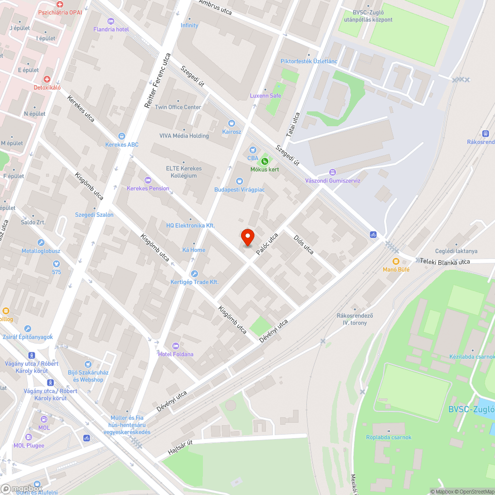 Teli szemetes bejelentés helye