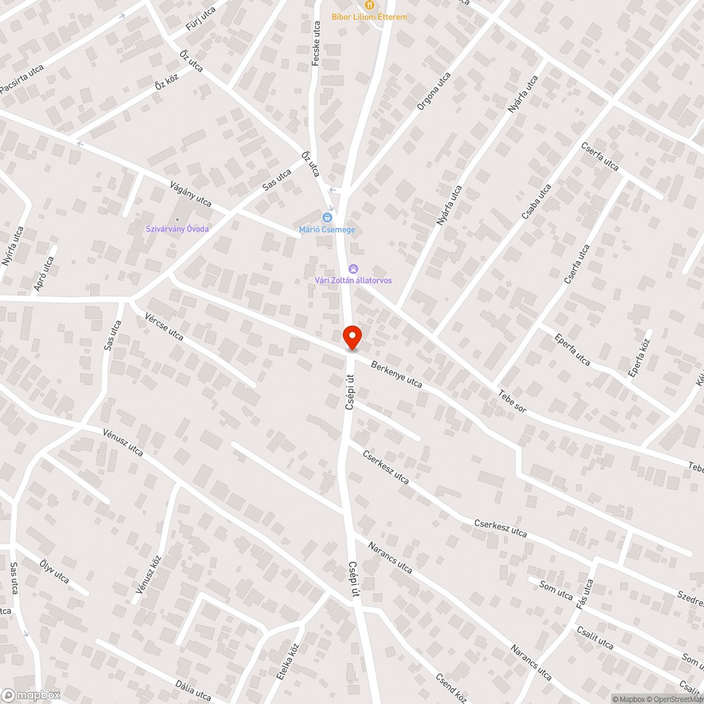 Parlagfű az oszlopnál bejelentés helye