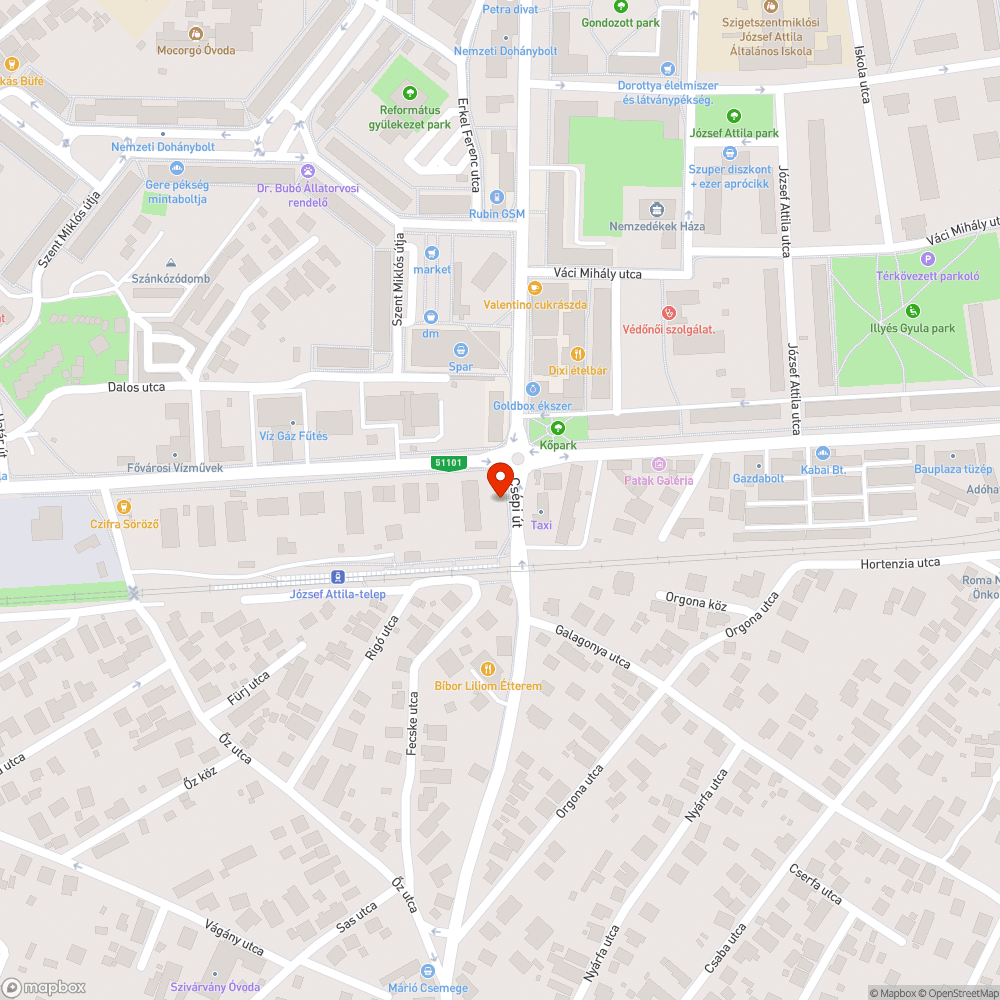 Locsoló rendszer hiba bejelentés helye