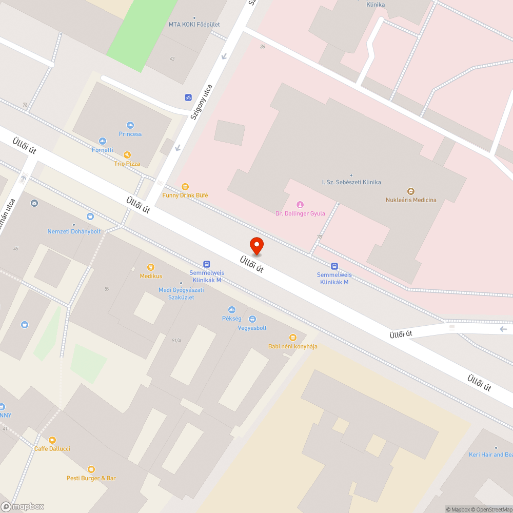 Hiányzó fa bejelentés helye