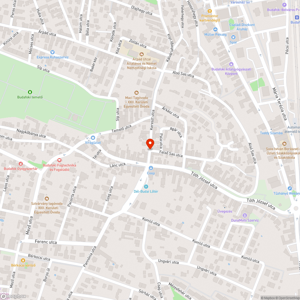 Sarkon parkolás bejelentés helye