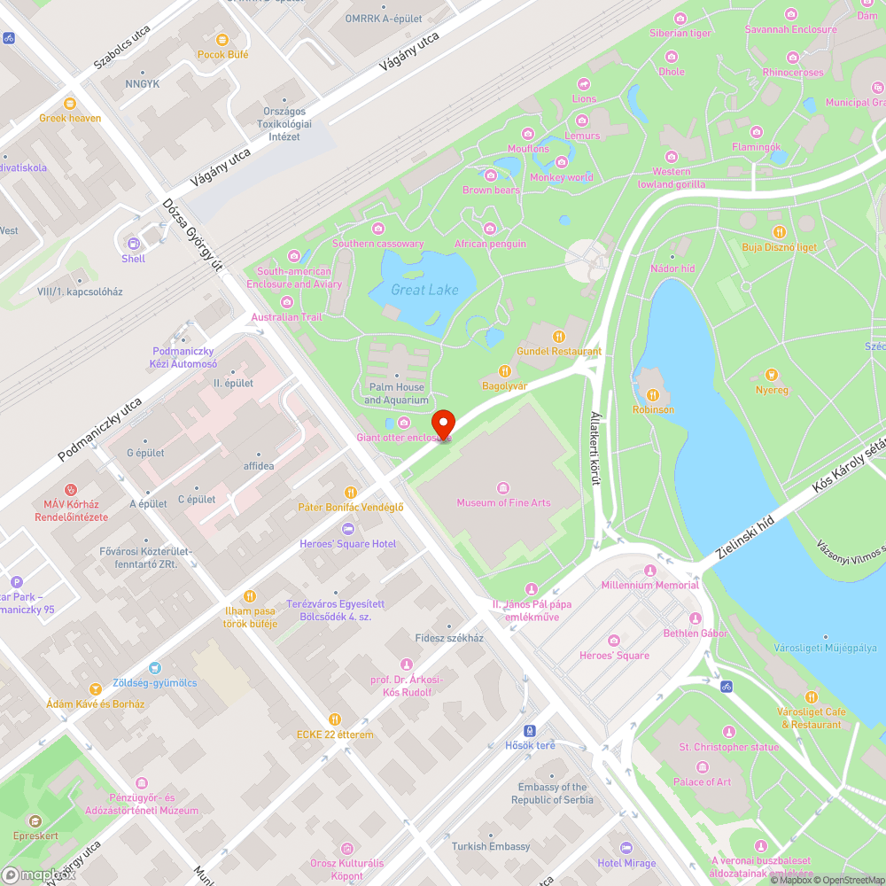 Üres fahelyek bejelentés helye