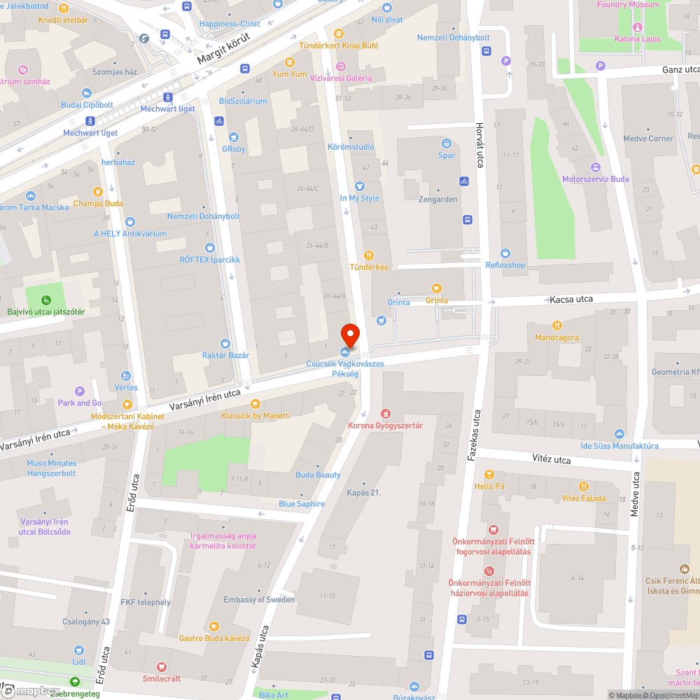 Szűk lezárás bejelentés helye