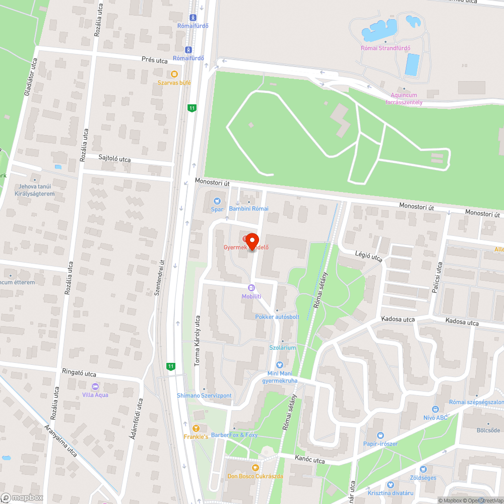 Kiszáradt fa bejelentés helye