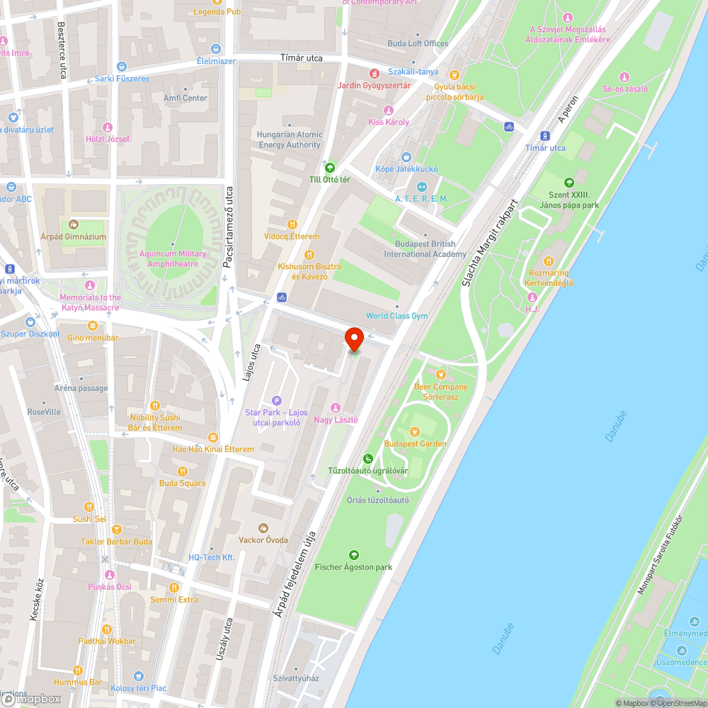 Víz bejelentés helye