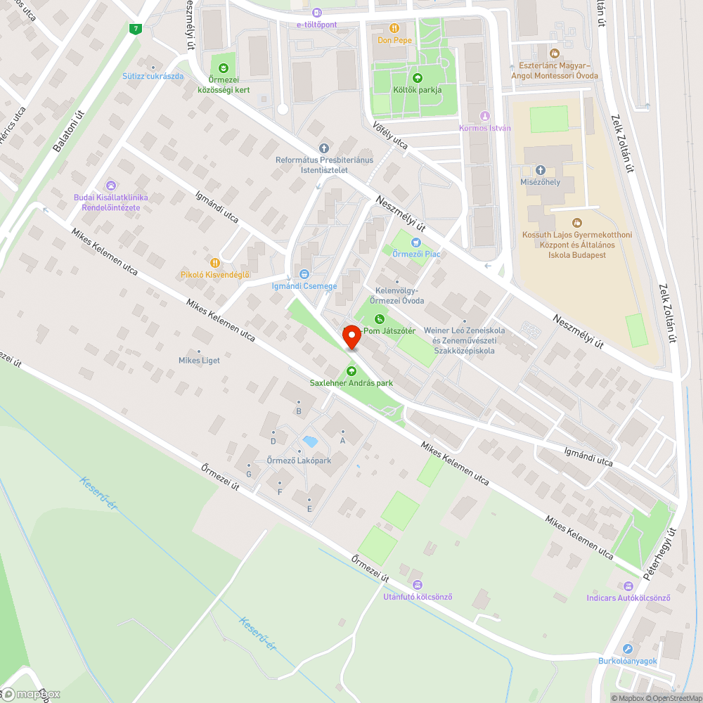 Elhagyott Laguna bejelentés helye