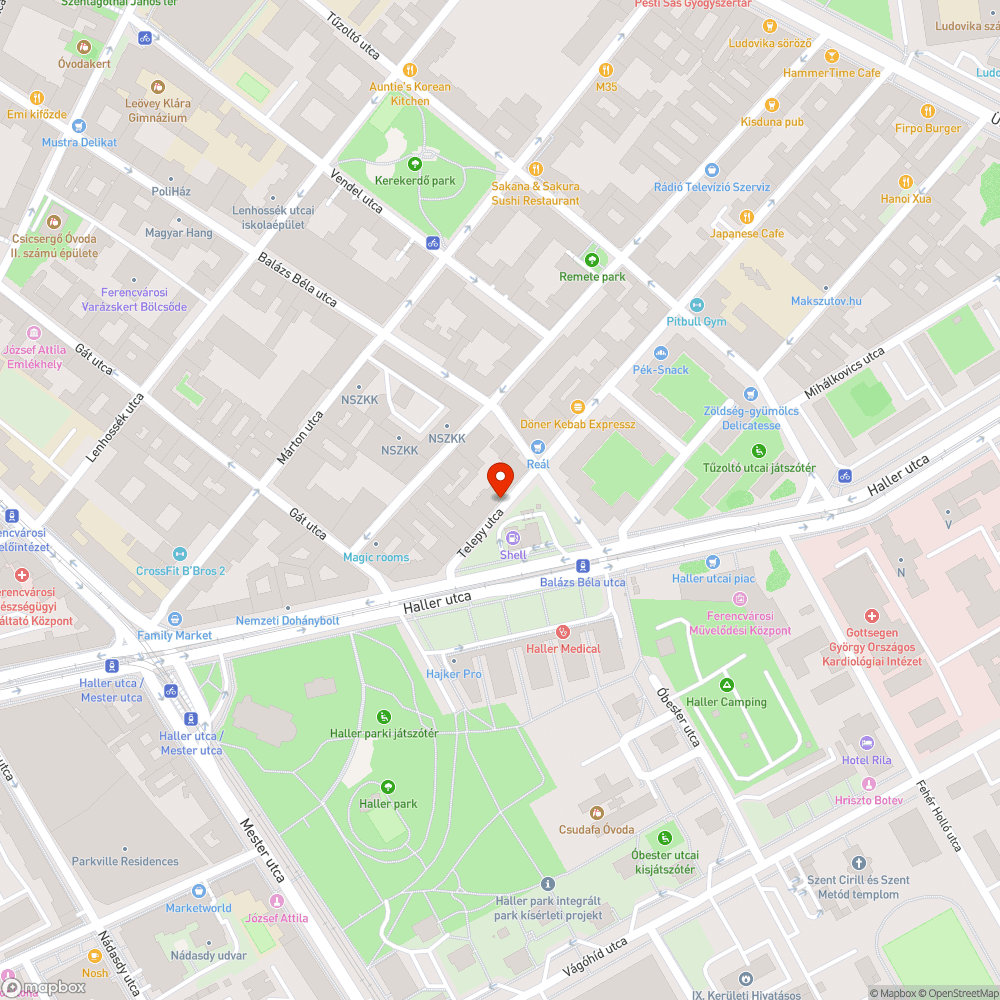 Elhagyott Mégane bejelentés helye