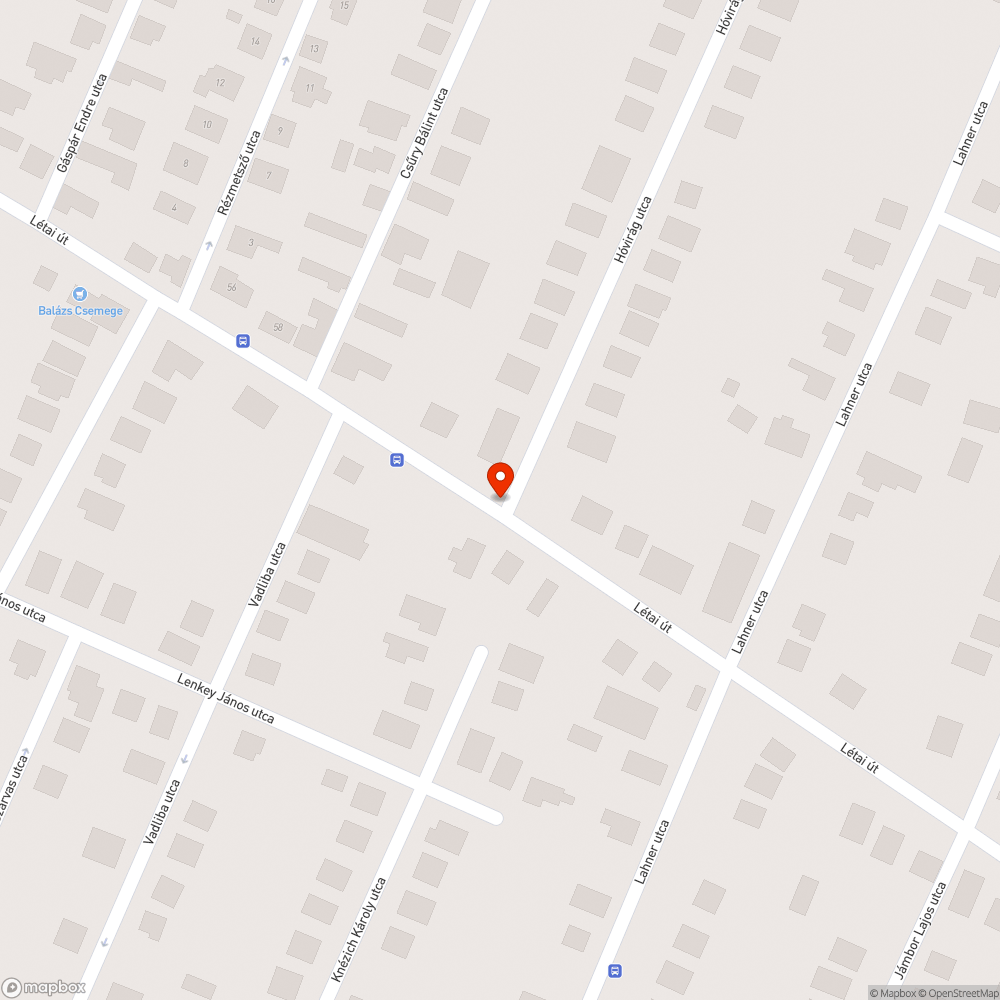 Kátyú a kanyarban bejelentés helye