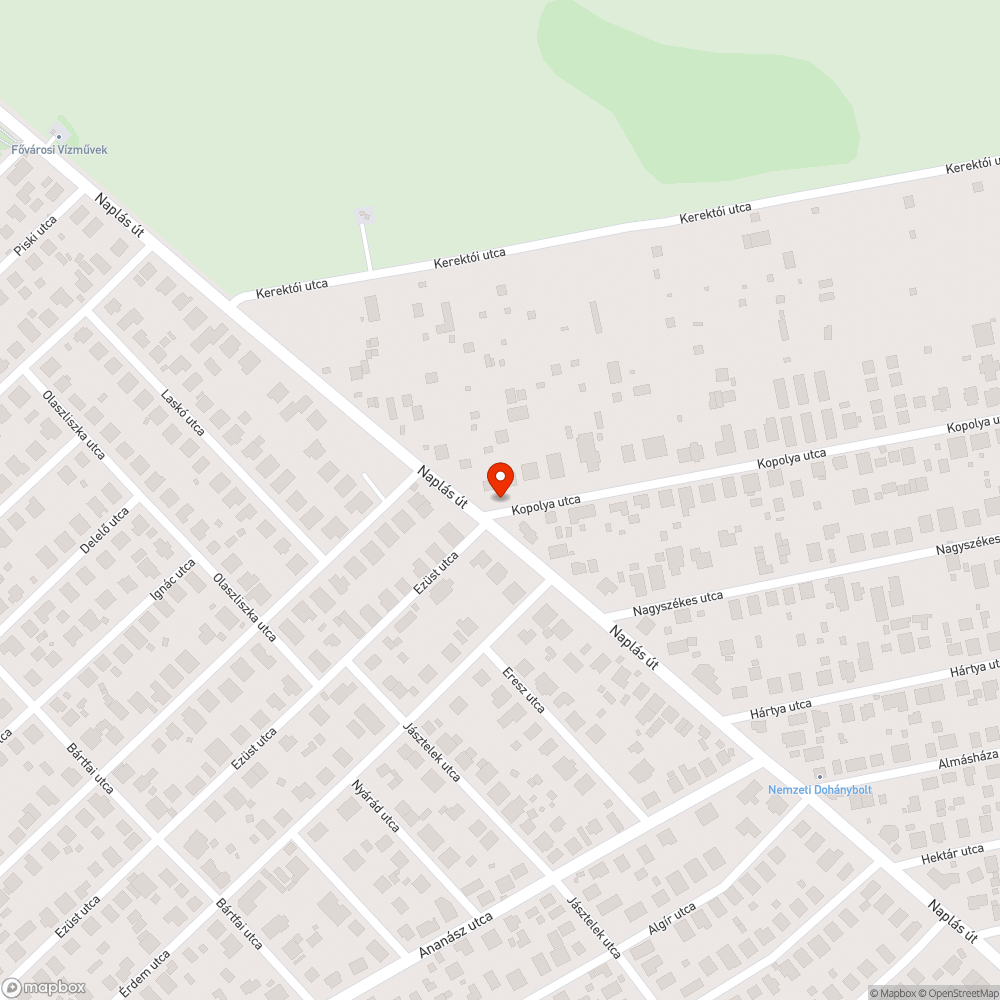 szivárgó tűzcsap bejelentés helye