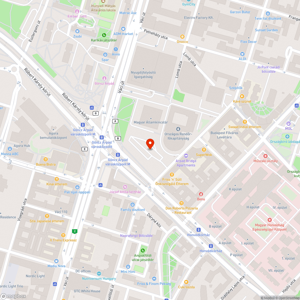 Életveszélyes elektromos szekrény bejelentés helye