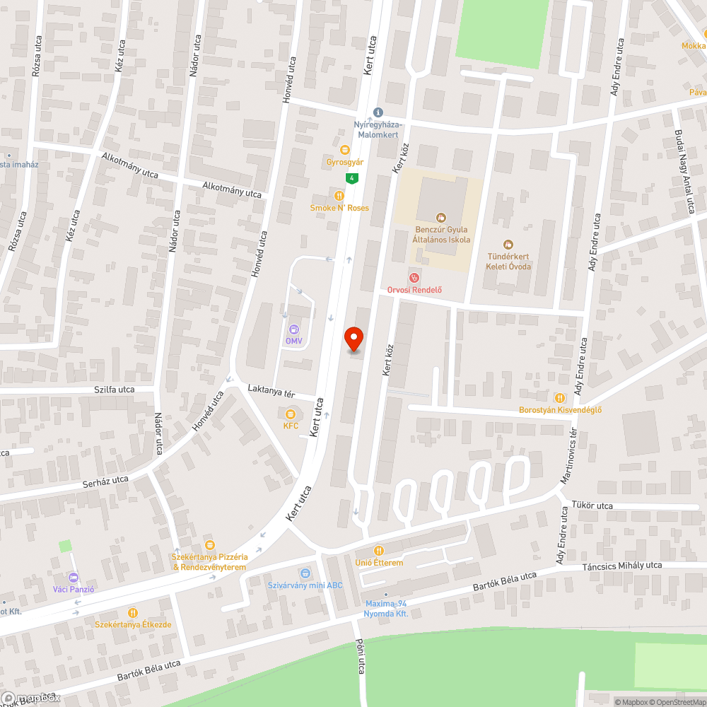 Szemétkupac a háztömbök között bejelentés helye