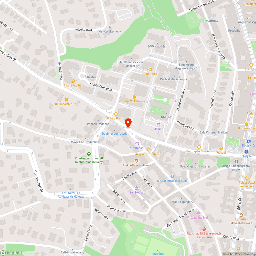 Hepehupás út a Szépvölgyi úton bejelentés helye