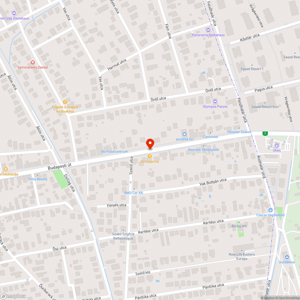 megsüllyedt csatornafedél + az út is bejelentés helye