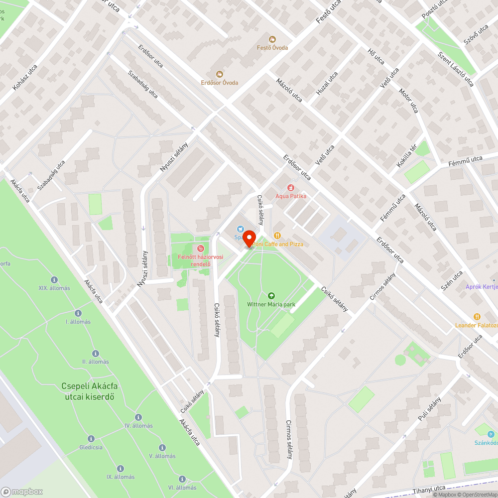 Járda nincs helyreállítva bejelentés helye