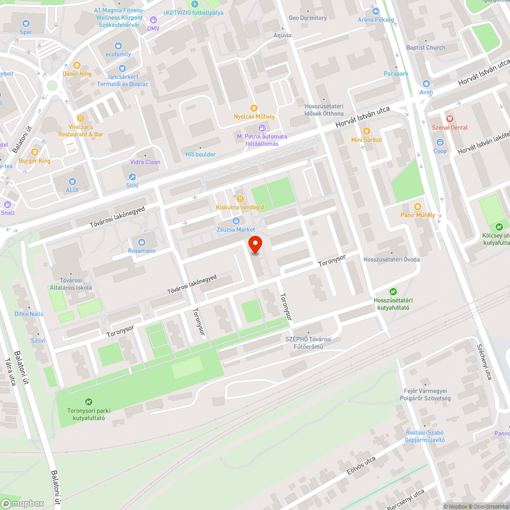 Nincs közvilágítás bejelentés helye