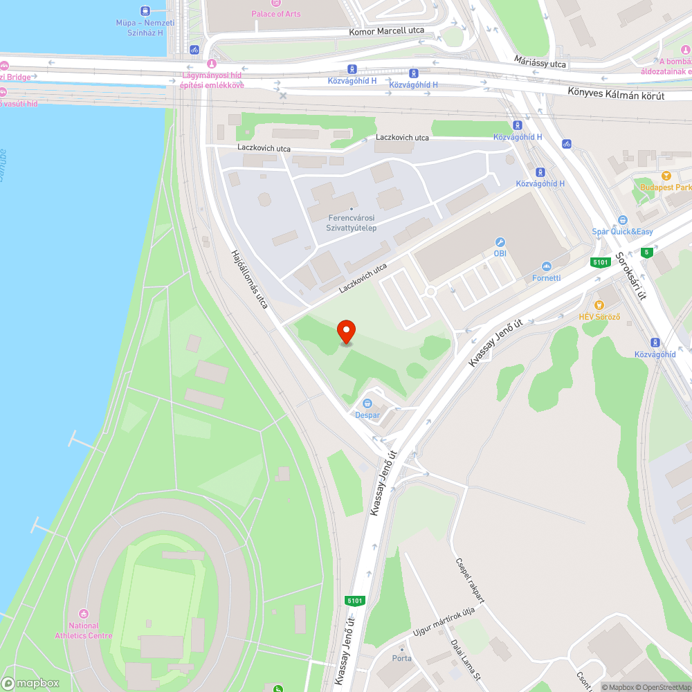 Jókora kátyú a Laczkovich utcában bejelentés helye