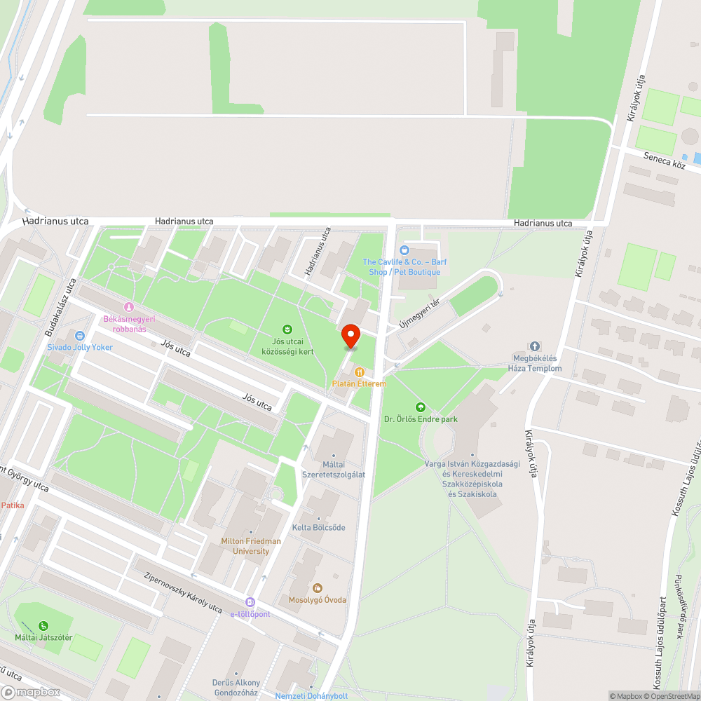 Sötétség bejelentés helye