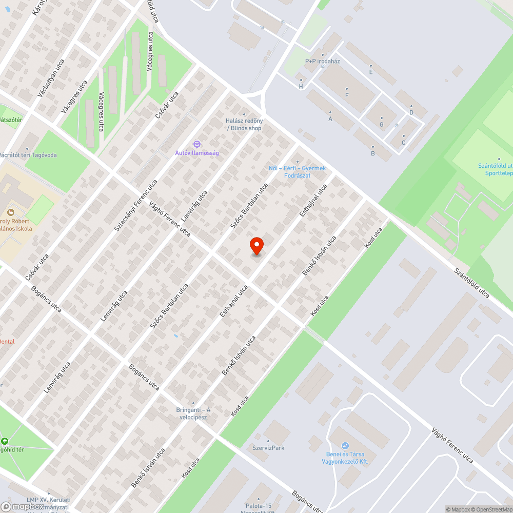 Szélben leszakadt faág bejelentés helye