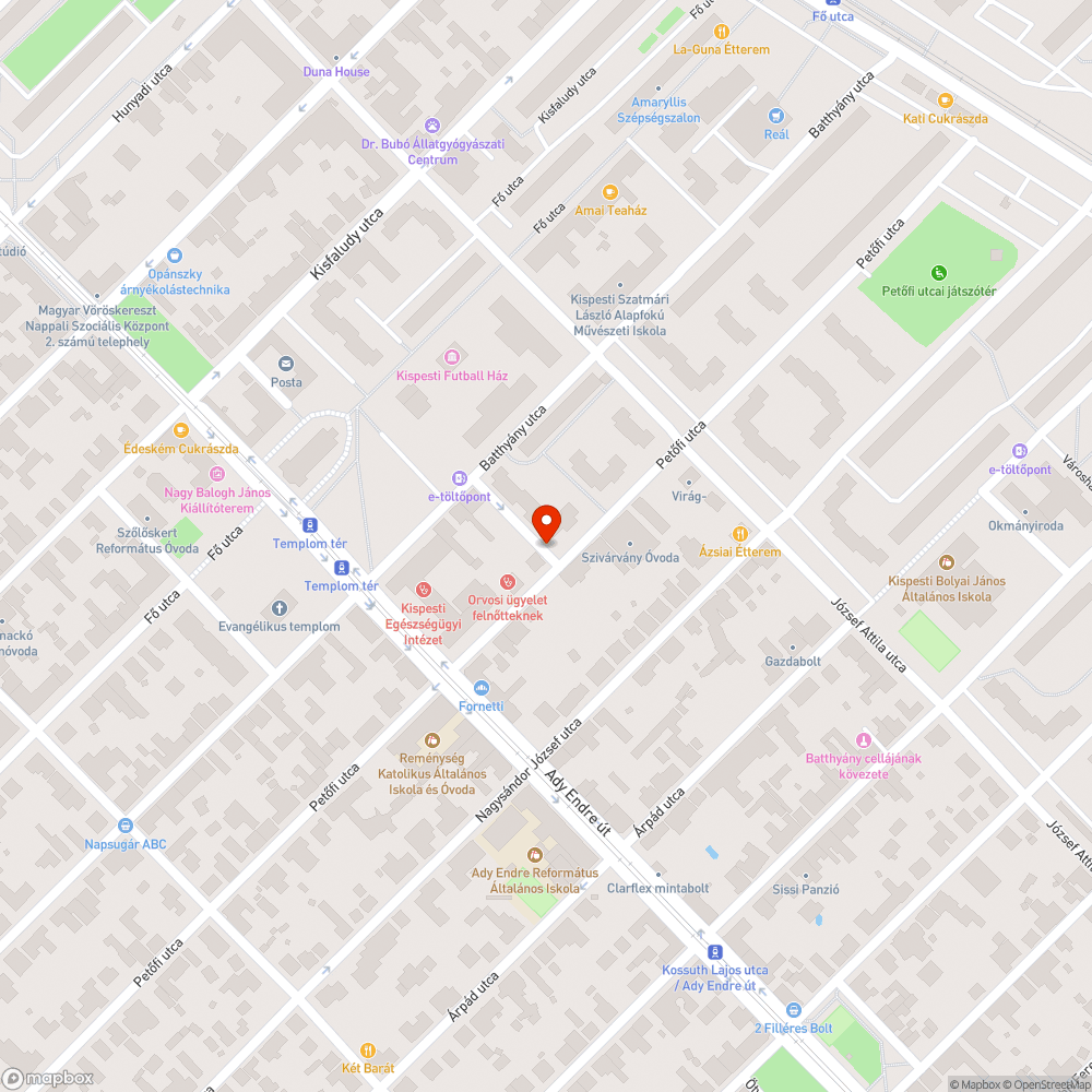 Régóta elhagyott autó bejelentés helye