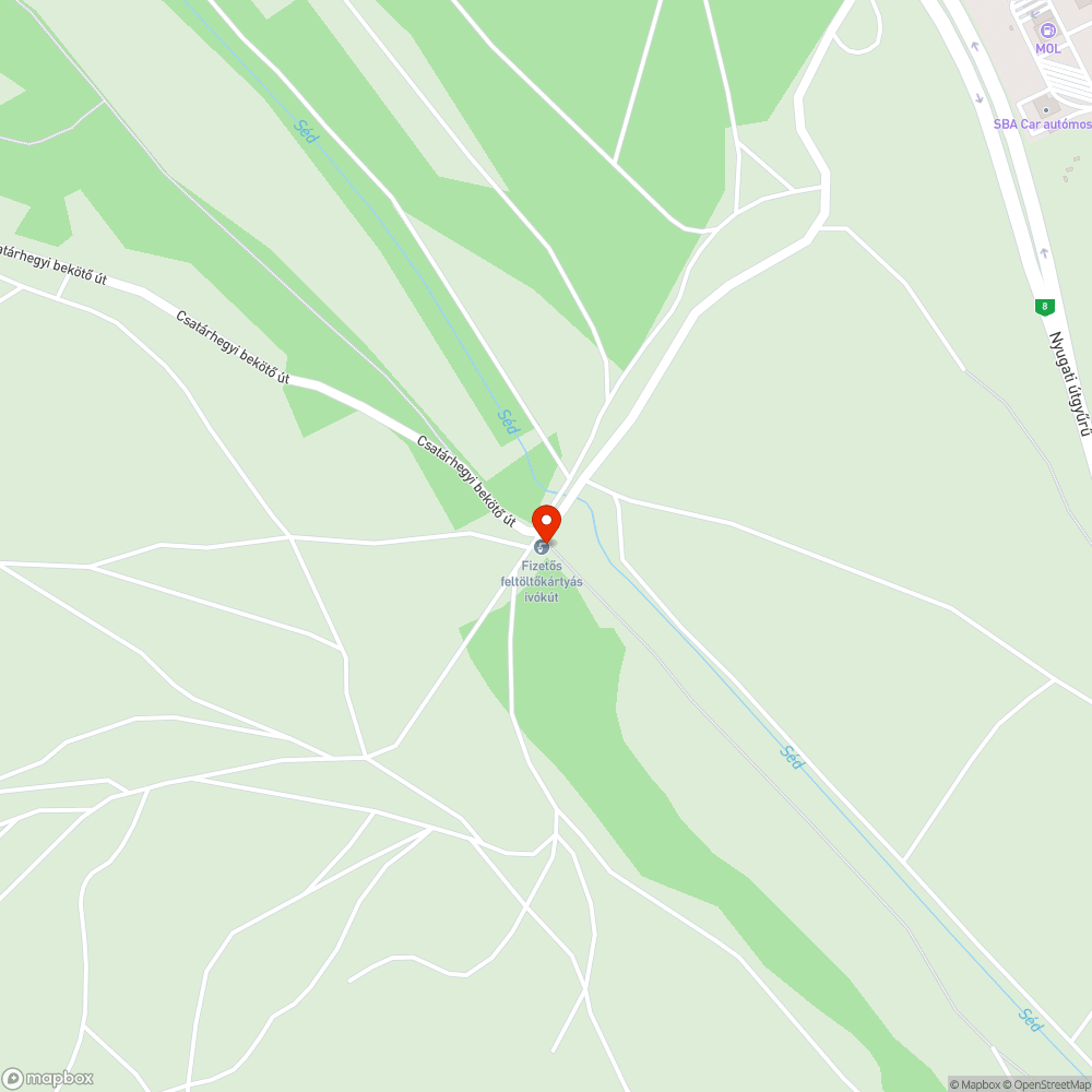 Gaztenger a Veszprém-Márkó kerékpárút mellett bejelentés helye