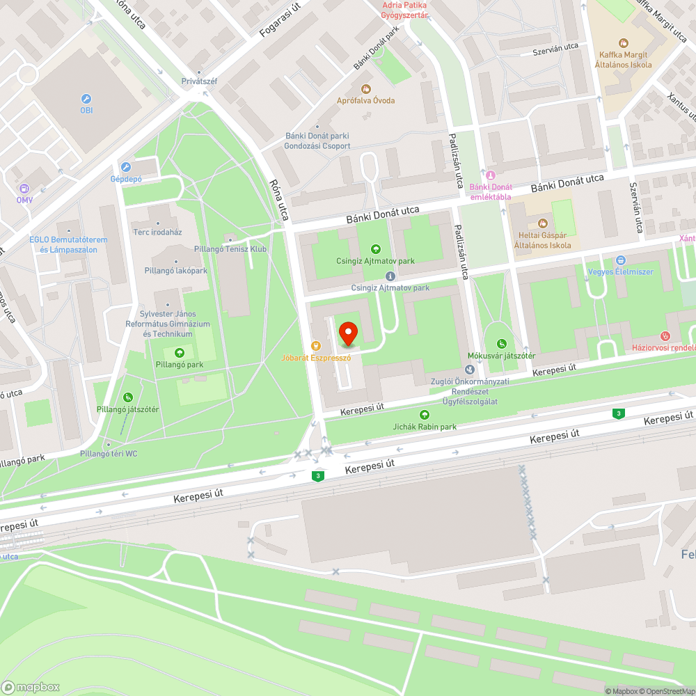 Letört faág a parkolóban bejelentés helye