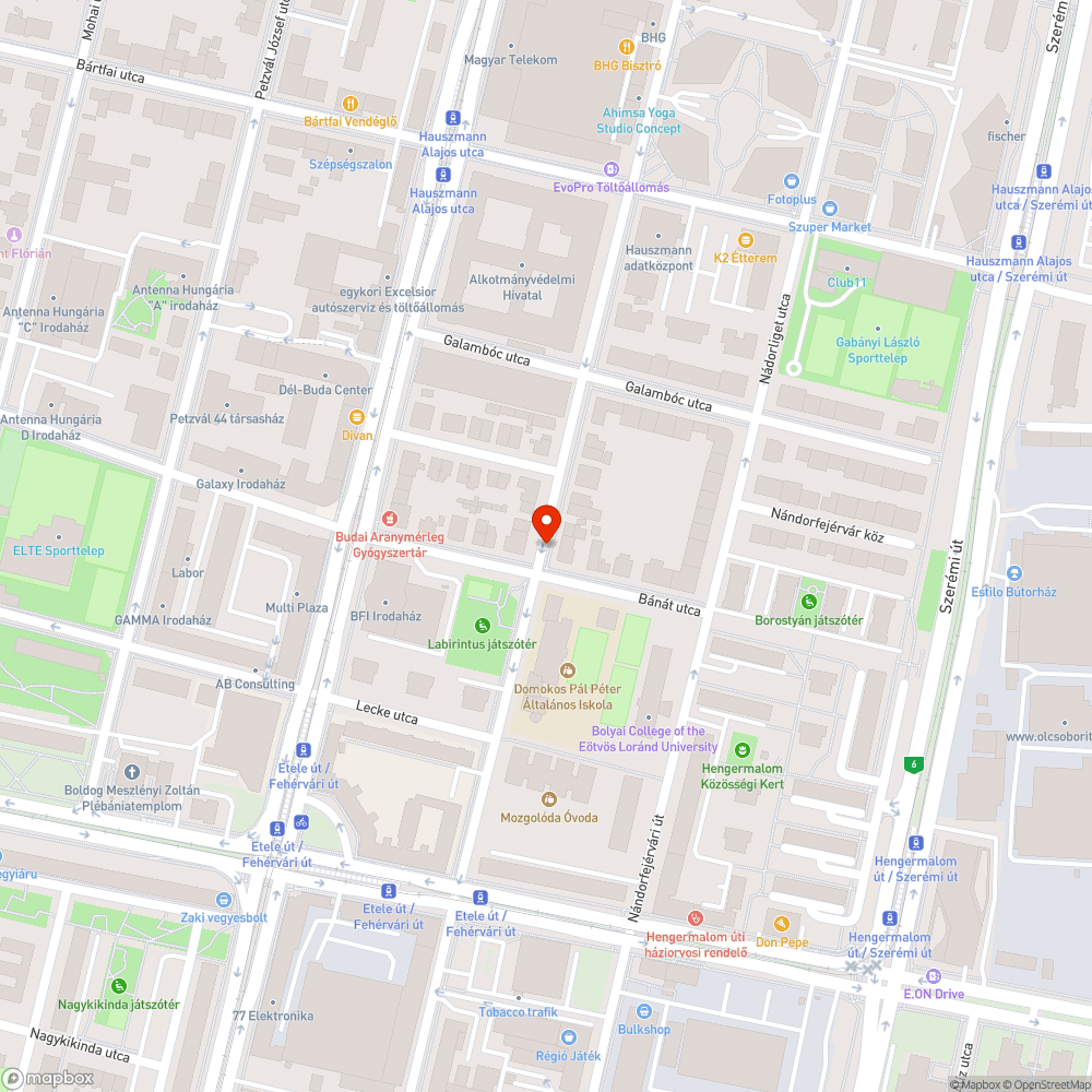 Elhagyott autók bejelentés helye