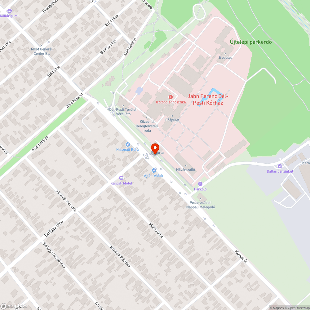 Fertőtlenítés utas váró bejelentés helye