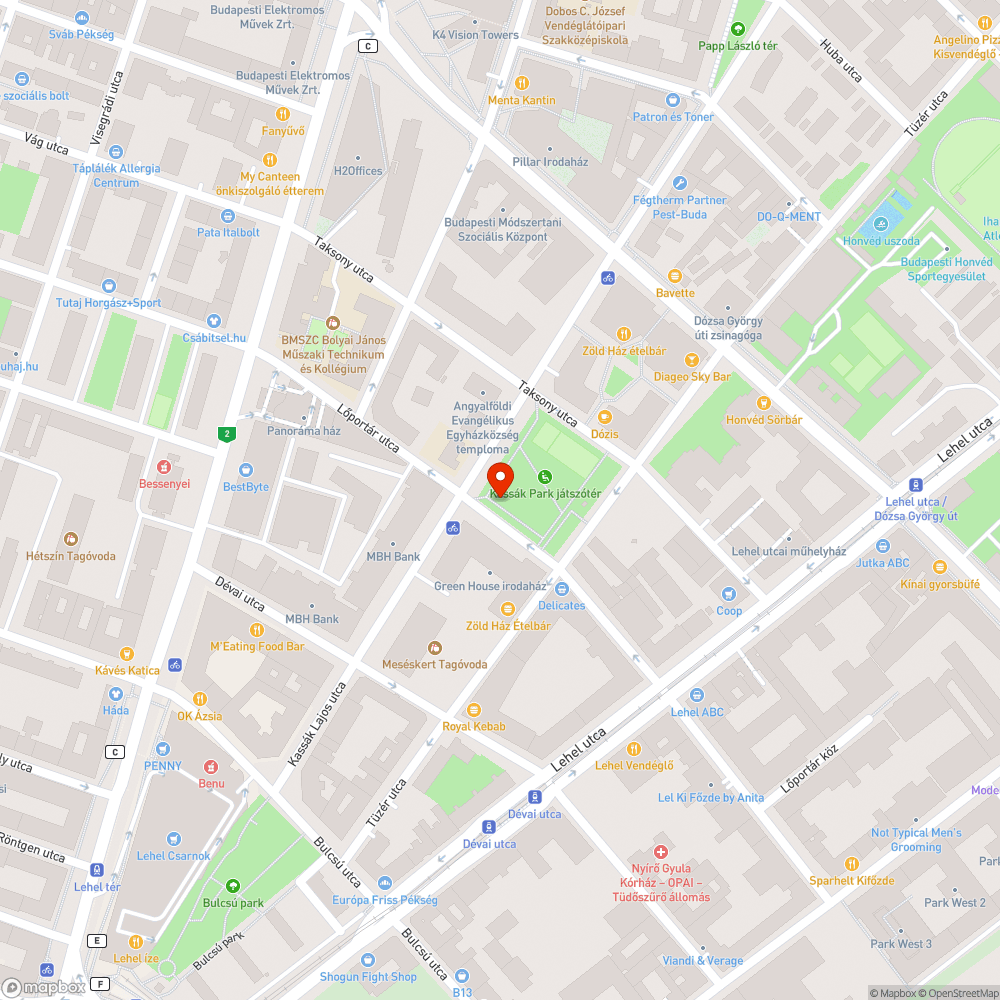 Kassák játszótér problémái bejelentés helye