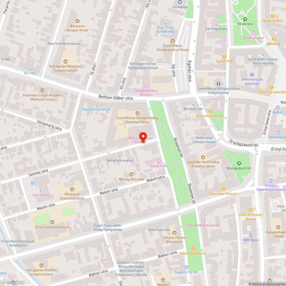 Kiszáradt fák bejelentés helye