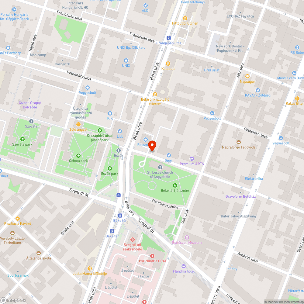 Hiányzó utcatábla bejelentés helye