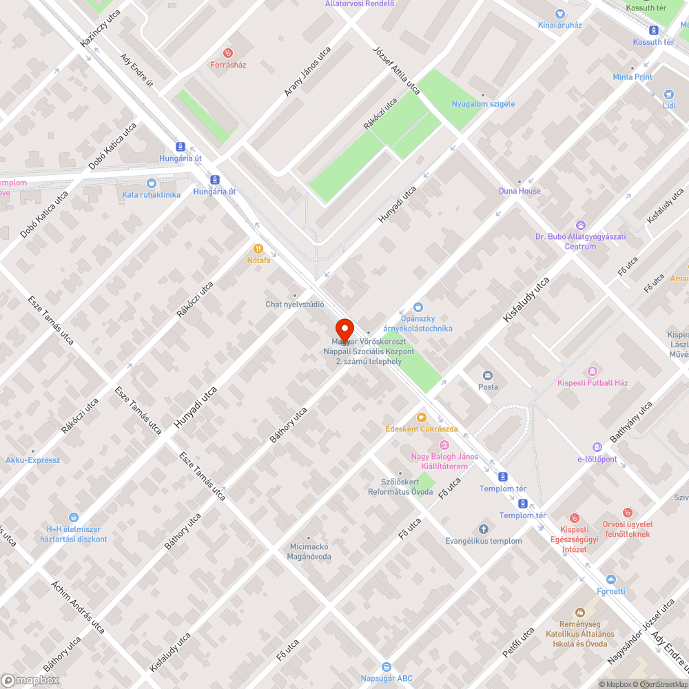 Hiányos közmű fedél bejelentés helye