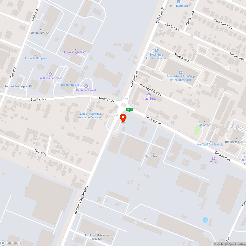 Menetrend bejelentés helye